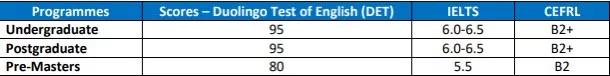 爱尔兰接受多邻国（Duolingo English Test）院校及要求最新汇总