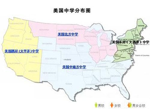 美国高中学校四大划分依据